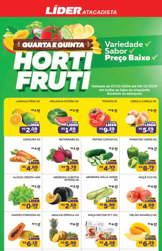 Catálogo Líder Atacadista | Encartequartaequintadohortfruti | 2026-10-07T00:00:00.000Z - 2026-10-08T00:00:00.000Z