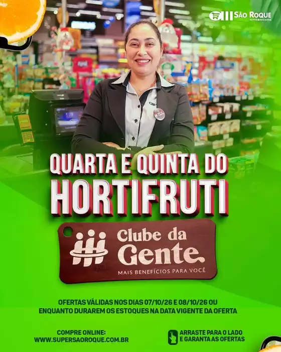 Catálogo São Roque Supermercados | Descubra ofertas atraentes | 2026-10-07T00:00:00.000Z - 2026-10-08T00:00:00.000Z