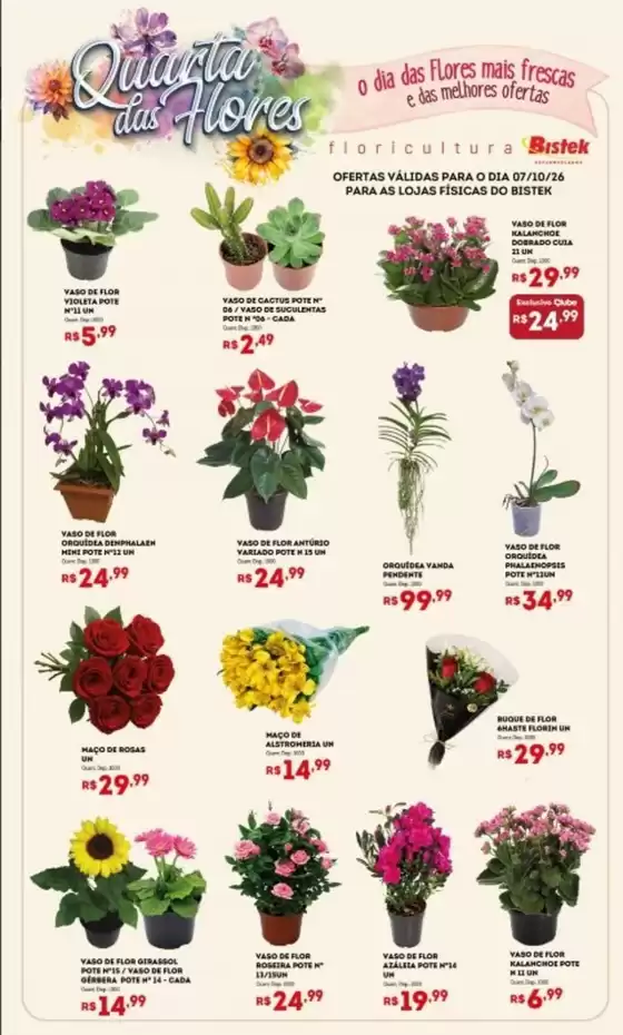 Catálogo Bistek Supermercados | Quarta das Flores | 2026-10-07T00:00:00.000Z - 2026-10-07T00:00:00.000Z