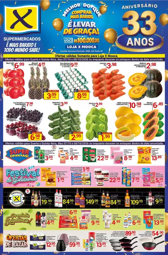 Catálogo X Supermercados | Descubra ofertas atraentes | 2026-10-07T00:00:00.000Z - 2026-10-08T00:00:00.000Z