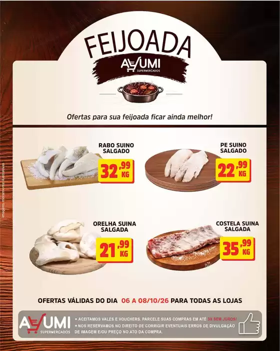 Catálogo Ayumi Supermercados | Encarte Ayumi Supermercados | 2026-10-06T00:00:00.000Z - 2026-10-08T00:00:00.000Z