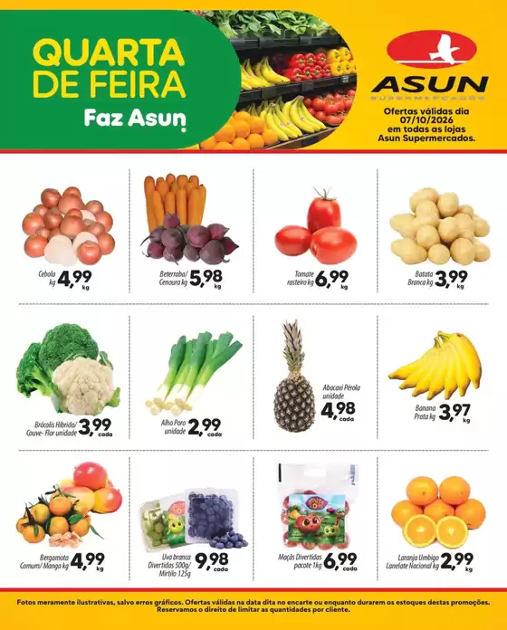 Catálogo Asun | Quarta Dia de Feira | 2026-10-07T00:00:00.000Z - 2026-10-07T00:00:00.000Z