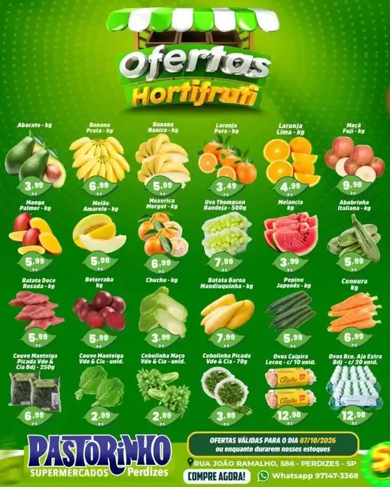 Catálogo Supermercado Pastorinho | Ofertas e promoções atuais | 2026-10-07T00:00:00.000Z - 2026-10-07T00:00:00.000Z
