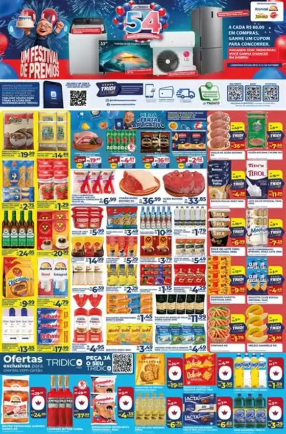 Catálogo Supermercados Tridico | Ofertas de Quinta a Domingo no Tridico! | 2026-10-08T00:00:00.000Z - 2026-10-11T00:00:00.000Z