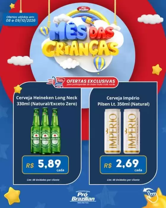 Catálogo Supermercados Pró Brazilian | Ofertas exclusivas | 2026-10-08T00:00:00.000Z - 2026-10-09T00:00:00.000Z