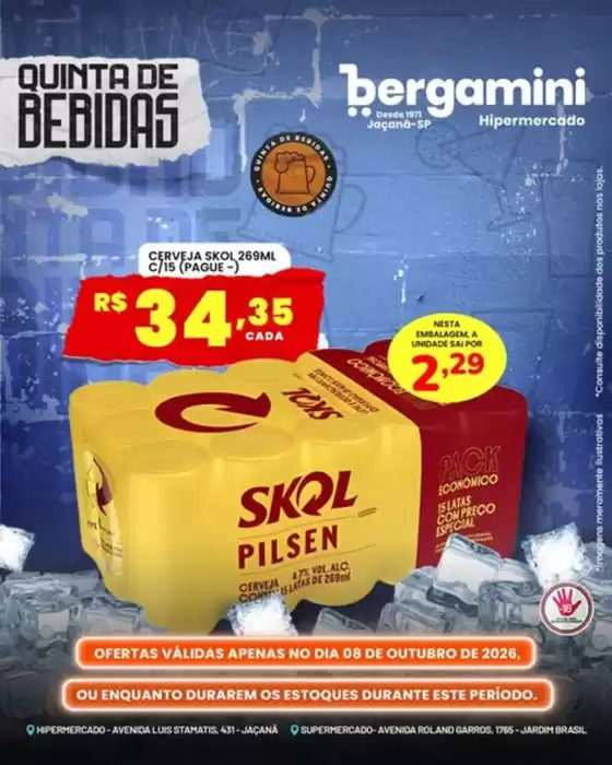 Catálogo Supermercado Bergamini | Ofertas  | 2026-10-08T00:00:00.000Z - 2026-10-08T00:00:00.000Z