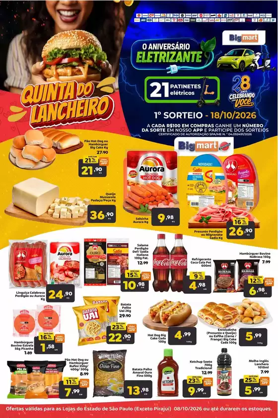Catálogo Bigmart | Melhores ofertas para todos os caçadores de pechinchas | 2026-10-08T00:00:00.000Z - 2026-10-09T00:00:00.000Z