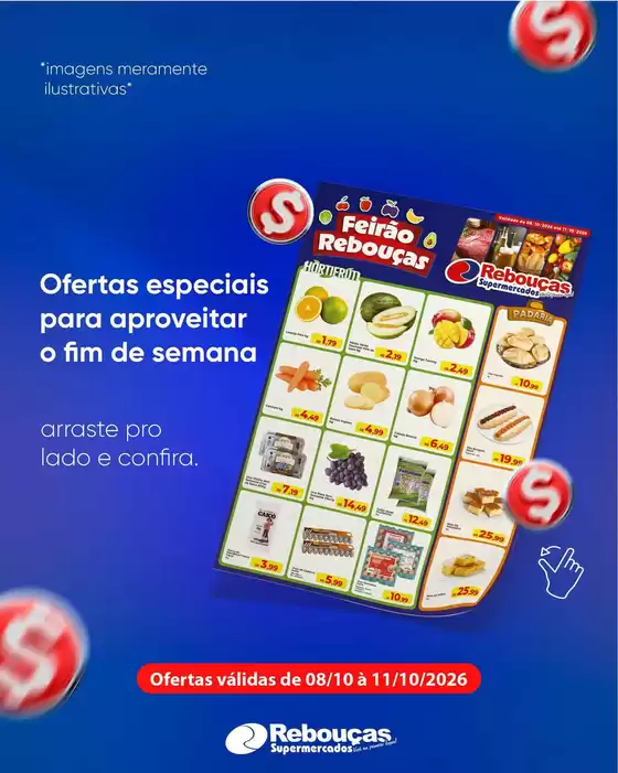 Catálogo Rebouças Supermercados | Encarte Rebouças Supermercados | 2026-10-08T00:00:00.000Z - 2026-10-11T00:00:00.000Z