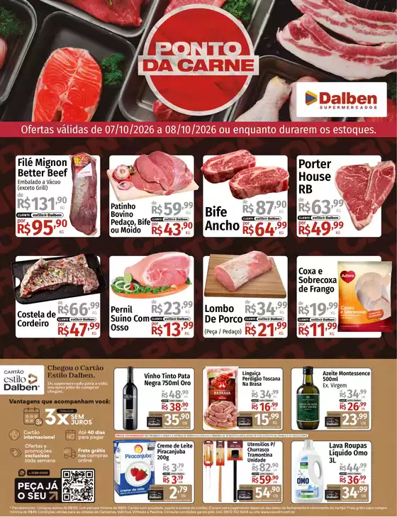 Catálogo Supermercado Dalben | Ponto da carne | 2026-10-07T00:00:00.000Z - 2026-10-08T00:00:00.000Z