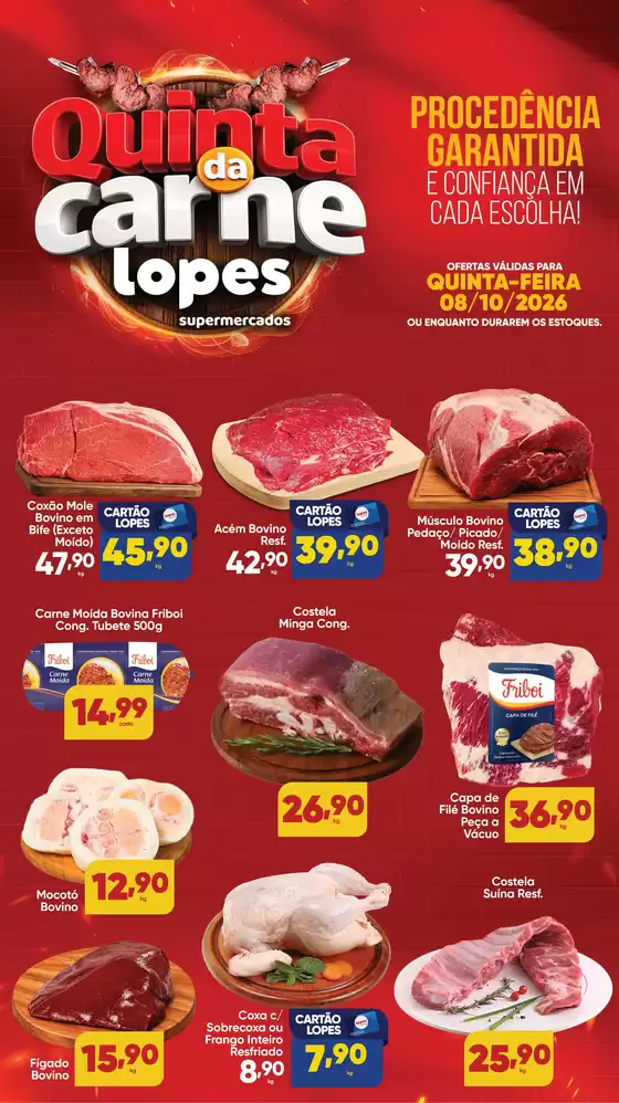 Catálogo Lopes Supermercados | QUINTA DA CARNE - | 2026-10-08T00:00:00.000Z - 2026-10-08T00:00:00.000Z