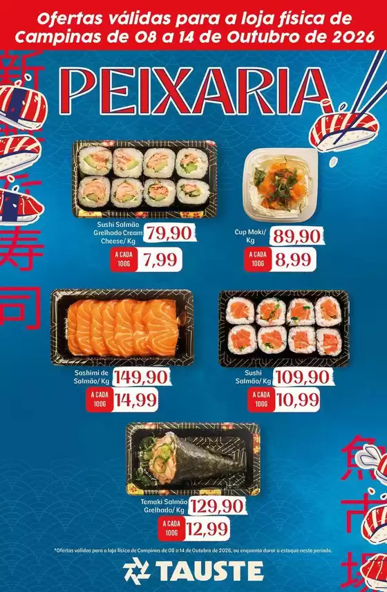 Catálogo Supermercados Tauste | Ofertas Tauste Especial Peixaria | 2026-10-08T00:00:00.000Z - 2026-10-14T00:00:00.000Z