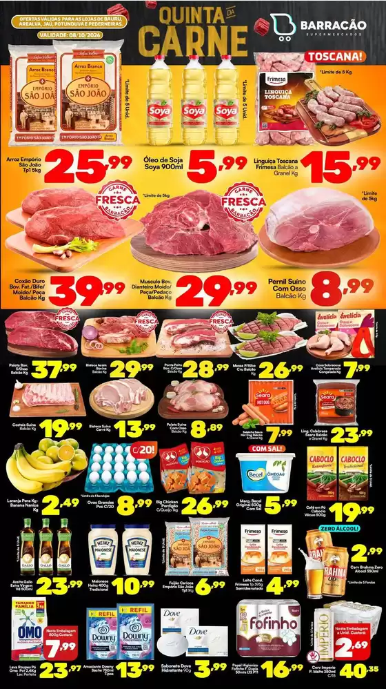 Catálogo Barracão Supermercado | Encarte Barracão Supermercado | 2026-10-08T00:00:00.000Z - 2026-10-08T00:00:00.000Z