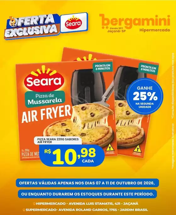 Catálogo Supermercado Bergamini | Ótima oferta para todos os clientes | 2026-10-07T00:00:00.000Z - 2026-10-11T00:00:00.000Z