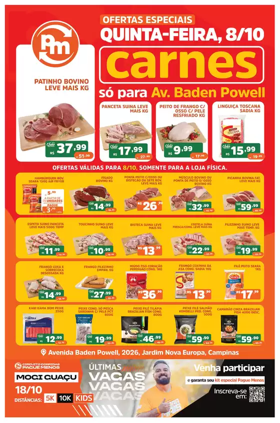 Catálogo Supermercados Pague Menos | Ofertas pague menos carnes 8 out loja 26 alta | 2026-10-08T00:00:00.000Z - 2026-10-08T00:00:00.000Z
