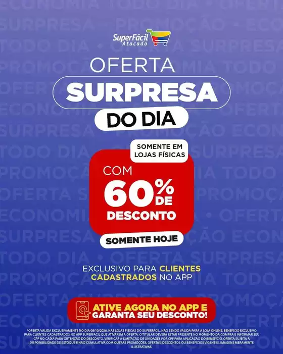 Catálogo SuperFácil Atacado | Encarte SuperFácil Atacado | 2026-10-08T00:00:00.000Z - 2026-10-08T00:00:00.000Z
