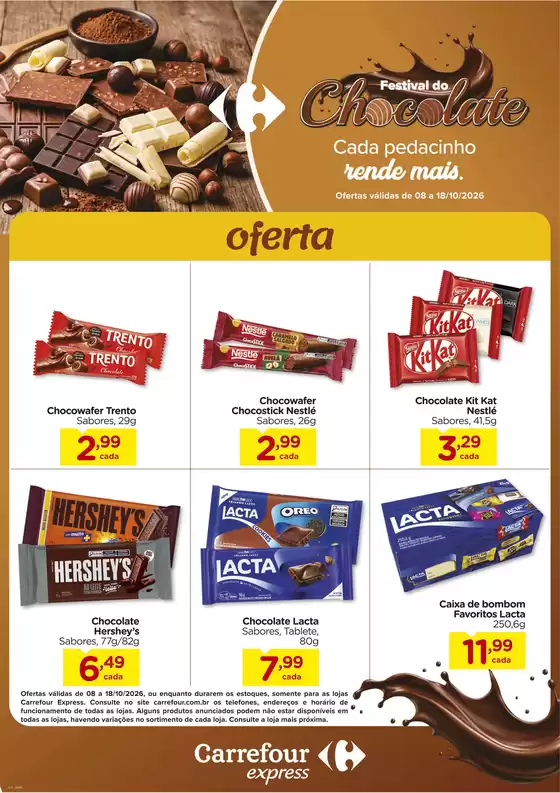 Catálogo Carrefour Express | FOLHETO EXPRESS CHOCO | 2026-10-08T00:00:00.000Z - 2026-10-18T00:00:00.000Z