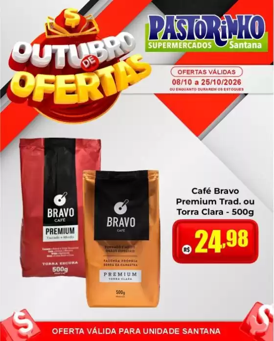 Catálogo Supermercado Pastorinho | Melhores ofertas para compradores econômicos | 2026-10-08T00:00:00.000Z - 2026-10-25T00:00:00.000Z