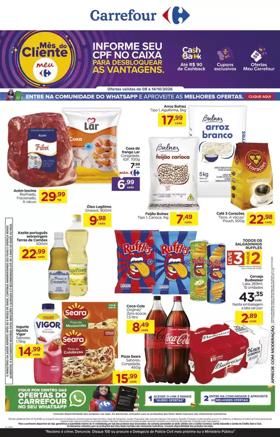 Catálogo Carrefour em Charqueada | LÂMINA SEMANAL | 2026-10-08T00:00:00.000Z - 2026-10-14T00:00:00.000Z