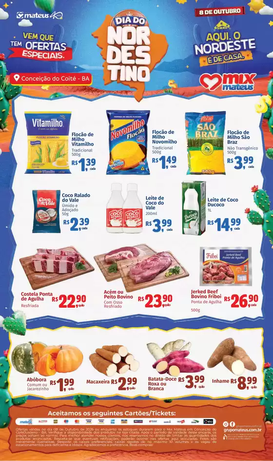 Catálogo Supermercados Mateus | Dia do Nordestino | 2026-10-08T00:00:00.000Z - 2026-10-08T00:00:00.000Z
