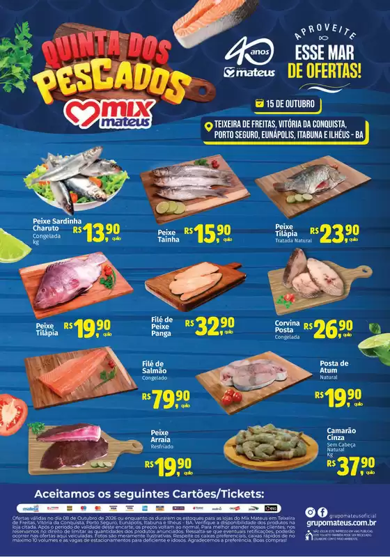 Catálogo Supermercados Mateus | Quinta dos Pescados | 2026-10-08T00:00:00.000Z - 2026-10-08T00:00:00.000Z