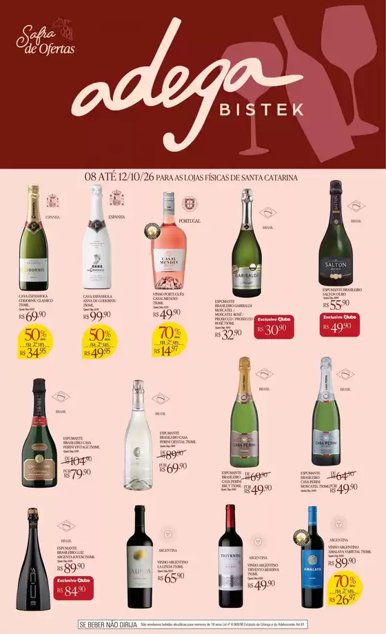 Catálogo Bistek Supermercados | ADEGA SC | 2026-10-08T00:00:00.000Z - 2026-10-12T00:00:00.000Z