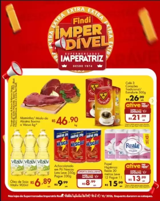 Catálogo Supermercados Imperatriz | Ofertas | 2026-10-09T00:00:00.000Z - 2026-10-11T00:00:00.000Z