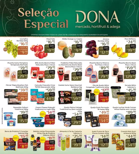 Catálogo Dona de Casa Supermercados | Ofertas | 2026-10-09T00:00:00.000Z - 2026-10-12T00:00:00.000Z