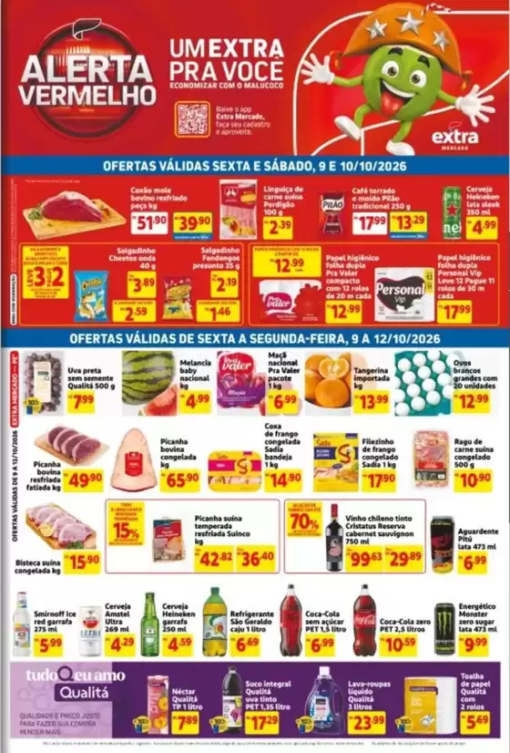 Catálogo Mercado Extra | Ofertas  | 2026-10-09T00:00:00.000Z - 2026-10-12T00:00:00.000Z