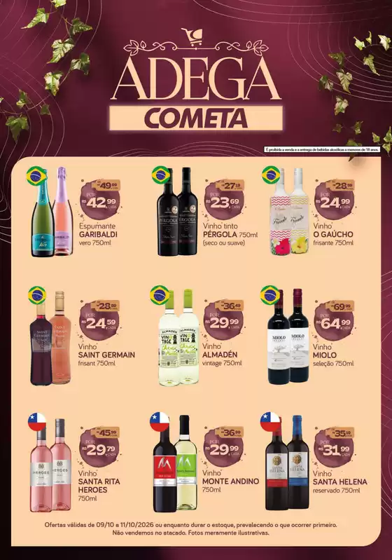 Catálogo Cometa Supermercados | ADEGA COMETA | 2026-10-09T00:00:00.000Z - 2026-10-11T00:00:00.000Z