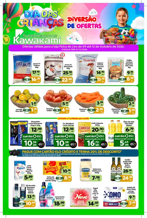Catálogo Supermercados Kawakami | Ofertas - Lins | 2026-10-09T00:00:00.000Z - 2026-10-12T00:00:00.000Z