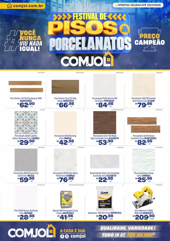 Catálogo Comjol | Encarte Comjol | 2026-10-09T00:00:00.000Z - 2026-11-03T00:00:00.000Z