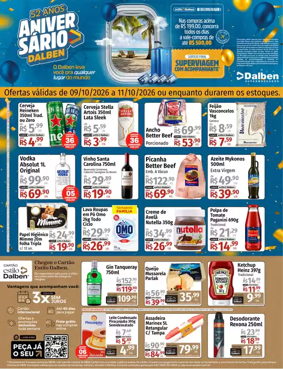 Catálogo Supermercado Dalben | Aniversário Dalben | 2026-10-09T00:00:00.000Z - 2026-10-11T00:00:00.000Z