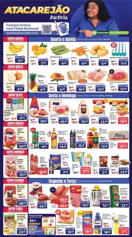 Catálogo Barbosa Supermercados | Ofertas Excluivas Loaja Atacarejão tatuí | 2026-10-09T00:00:00.000Z - 2026-10-13T00:00:00.000Z
