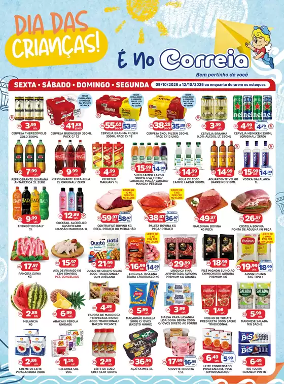 Catálogo Supermercados Correia | DIA DAS CRIANÇAS | 2026-10-09T00:00:00.000Z - 2026-10-12T00:00:00.000Z