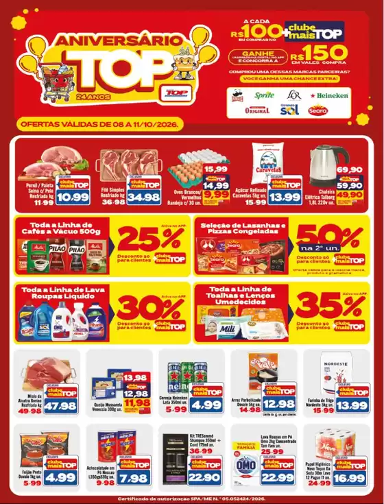 Catálogo Rede Top | Grandes descontos em produtos selecionados | 2026-10-08T00:00:00.000Z - 2026-10-11T00:00:00.000Z