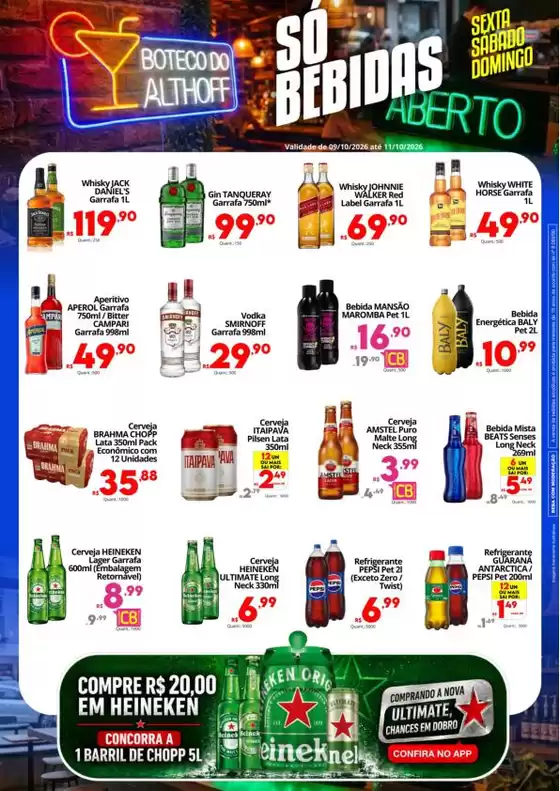 Catálogo Althoff Supermercados | Bebidas e Carnes | 2026-10-09T00:00:00.000Z - 2026-10-11T00:00:00.000Z