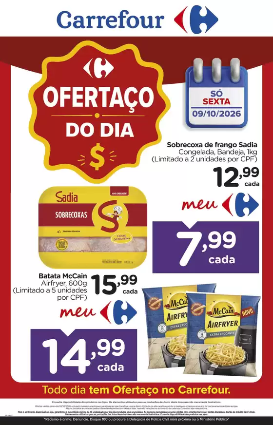 Catálogo Carrefour | OFERTA DO DIA | 2026-10-09T00:00:00.000Z - 2026-10-09T00:00:00.000Z