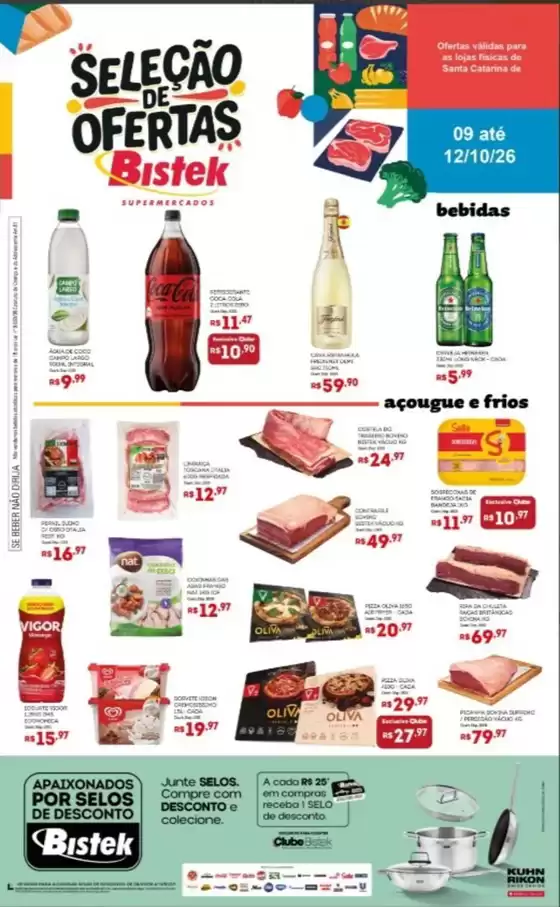 Catálogo Bistek Supermercados | SELEÇÃO DE OFERTAS BISTEK - SC | 2026-10-09T00:00:00.000Z - 2026-10-12T00:00:00.000Z