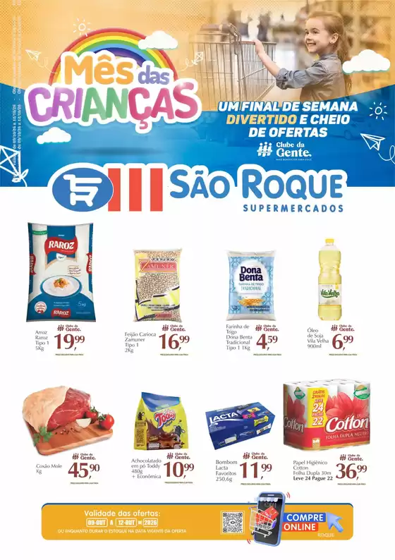 Catálogo São Roque Supermercados | Encarte São Roque Supermercados | 2026-10-09T00:00:00.000Z - 2026-10-12T00:00:00.000Z