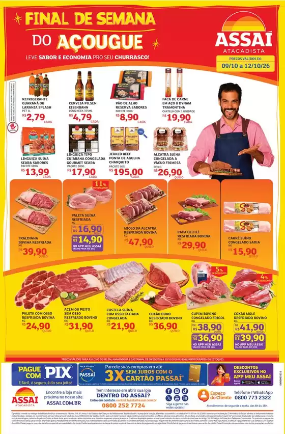 Catálogo Assaí Atacadista | Encarte Assaí Atacadista 173556-697 | 2026-10-09T00:00:00.000Z - 2026-10-12T00:00:00.000Z