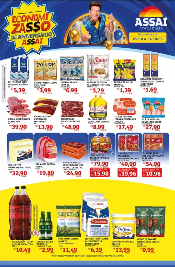 Catálogo Assaí Atacadista | Encarte Assaí Atacadista 173589-537 | 2026-10-09T00:00:00.000Z - 2026-10-11T00:00:00.000Z