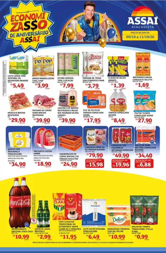 Catálogo Assaí Atacadista | Encarte Assaí Atacadista 173590-547 | 2026-10-09T00:00:00.000Z - 2026-10-11T00:00:00.000Z