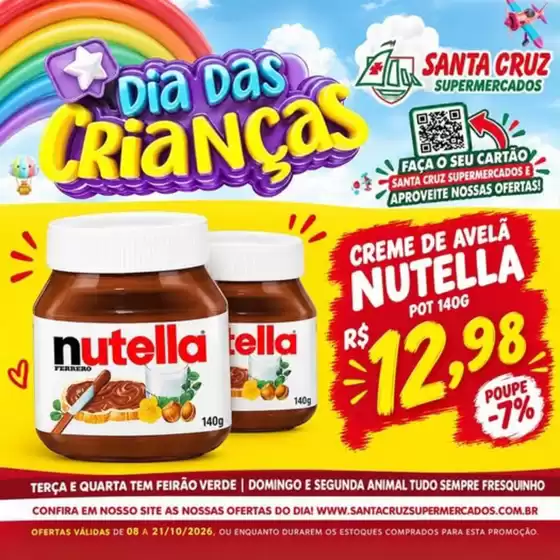 Catálogo Santa Cruz Supermercados |  dia das Criancas  | 2026-10-12T00:00:00.000Z - 2026-10-21T00:00:00.000Z