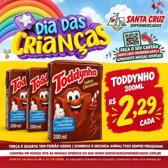 Catálogo Santa Cruz Supermercados | Ofertas dia das Criancas  | 2026-10-12T00:00:00.000Z - 2026-10-21T00:00:00.000Z