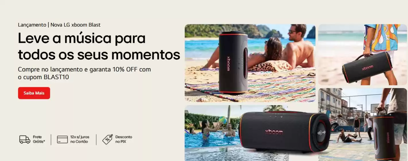 Catálogo LG | Leve a musica para todos os seus momentos | 2026-10-12T00:00:00.000Z - 2026-10-31T00:00:00.000Z