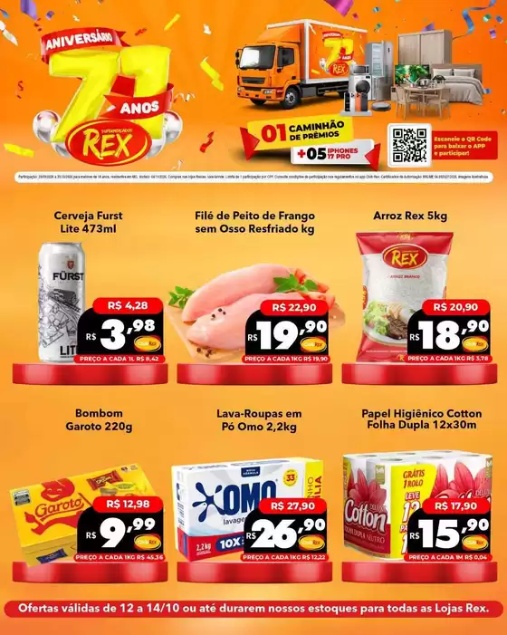 Catálogo Supermercados Rex | Nossas melhores ofertas para você | 2026-10-12T00:00:00.000Z - 2026-10-14T00:00:00.000Z