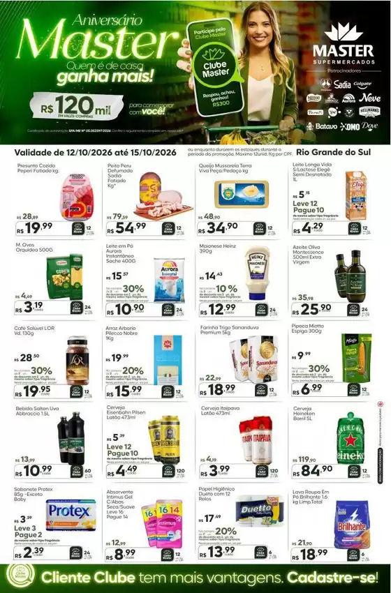 Catálogo Master Supermercados | Semanal master RS | 2026-10-12T00:00:00.000Z - 2026-10-15T00:00:00.000Z