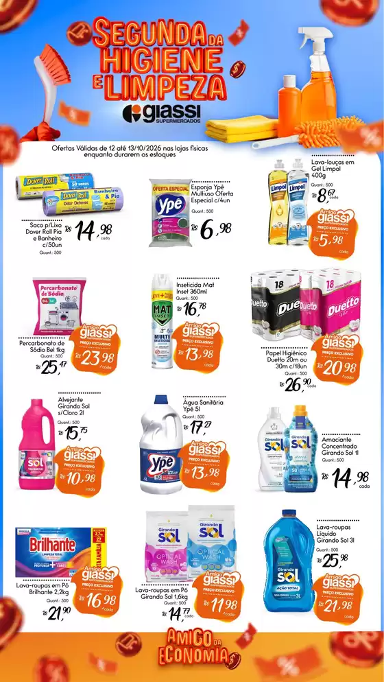 Catálogo Giassi Supermercados | Encarte Giassi Supermercados | 2026-10-12T00:00:00.000Z - 2026-10-13T00:00:00.000Z