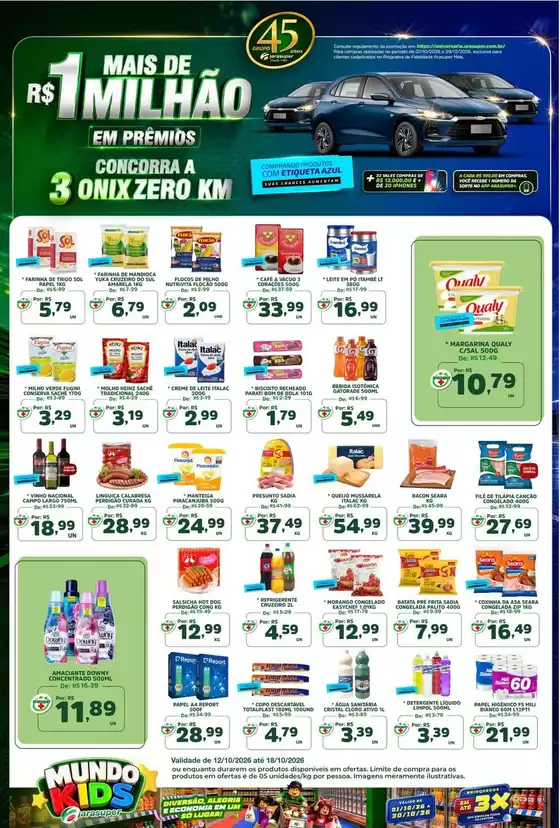 Catálogo Araújo Supermercados | Arasuper Mais | 2026-10-12T00:00:00.000Z - 2026-10-18T00:00:00.000Z