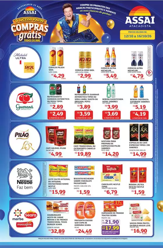 Catálogo Assaí Atacadista | Encarte Assaí Atacadista 173705-883 | 2026-10-12T00:00:00.000Z - 2026-10-16T00:00:00.000Z